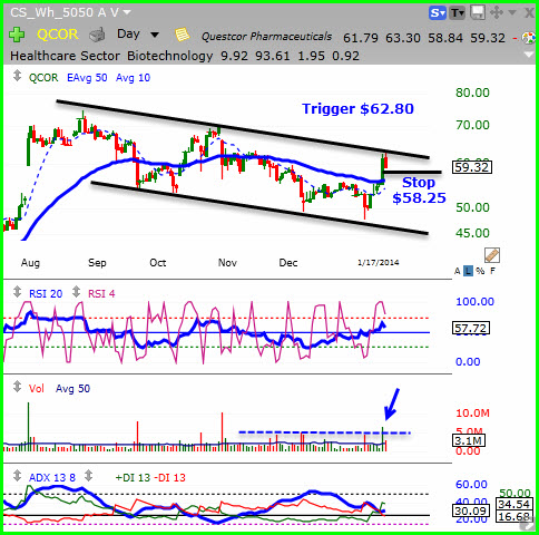 Questcor Pharmaceuticals &##x28;QCOR&##x29; &##x2f; 17 January 2014